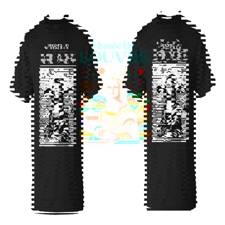 ルーヴル美術館 アールデコ モナリザ Tシャツ