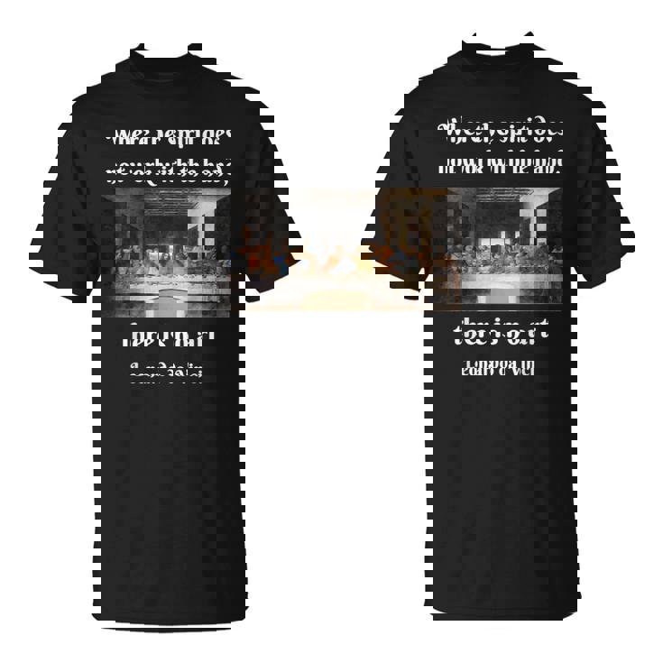 レオナルド・ダ・ヴィンチ 最後の晩餐 絵画 名画 天才美術 Tシャツ