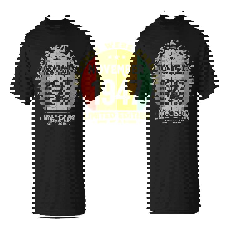 レジェンドは1947年十一月生まれ 誕生日 Tシャツ