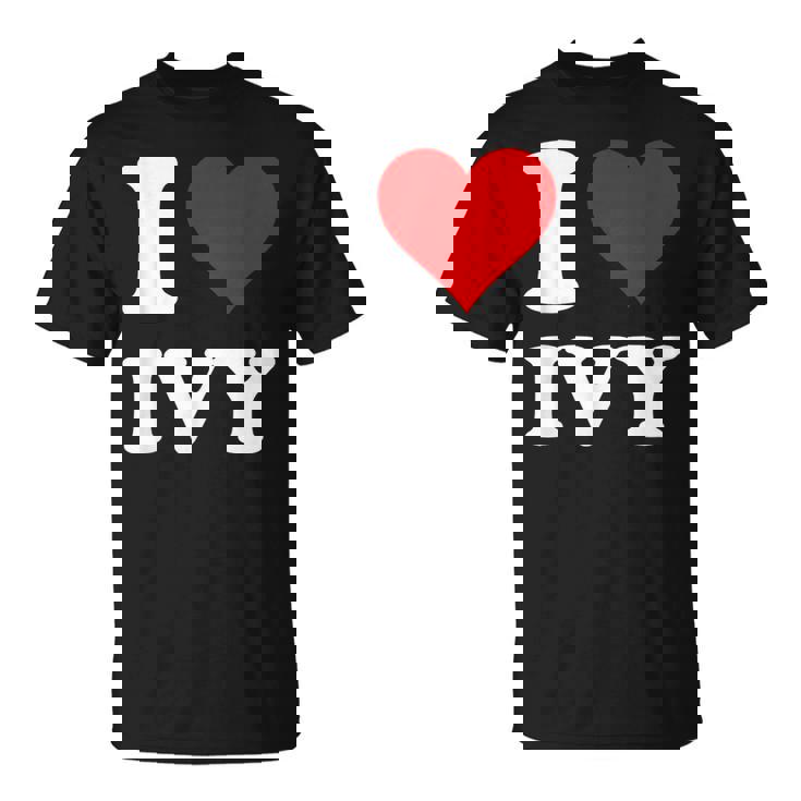 レッドハート アイビーが大好き Tシャツ