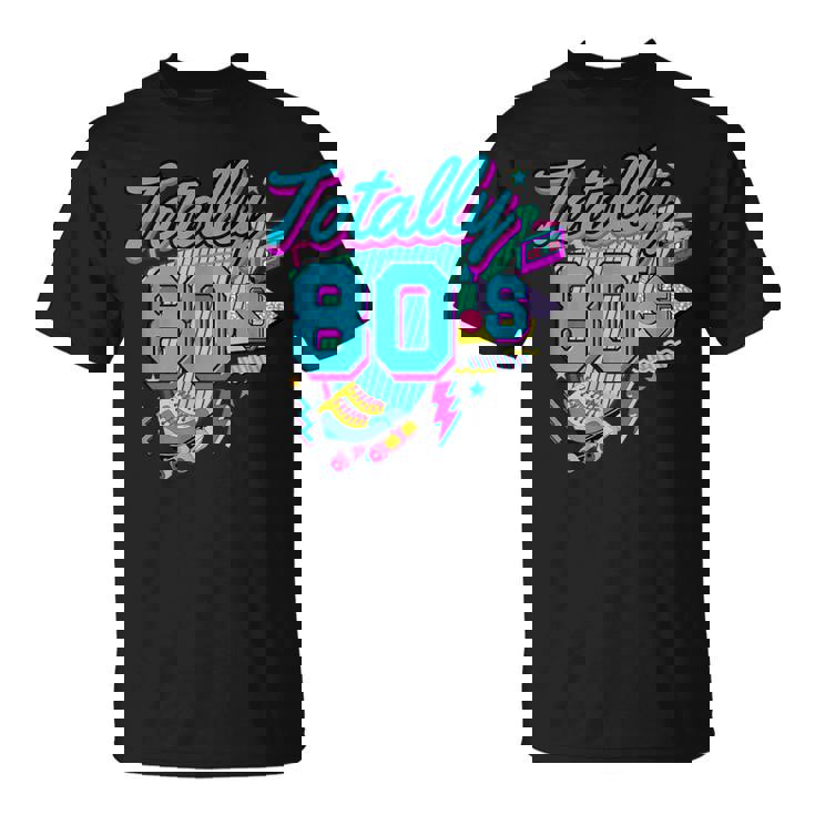 レトロ 1980年代 カラフル 80年代 面白い 80 レイブ テーマ パーティー Tシャツ