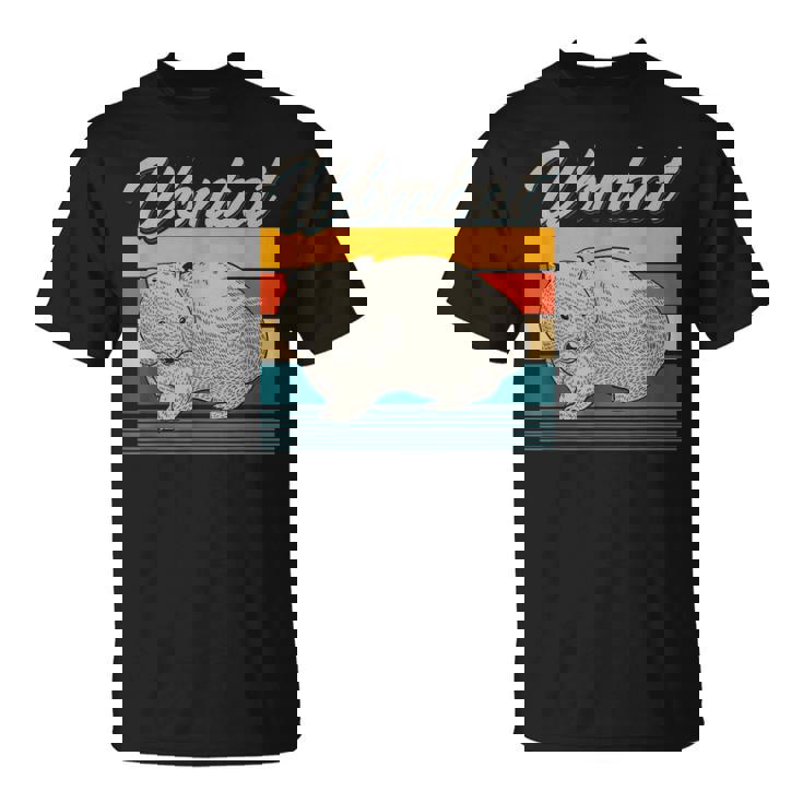 レトロ アウトバック オージー 動物園 キーパー オーストラリア ウォンバット Tシャツ