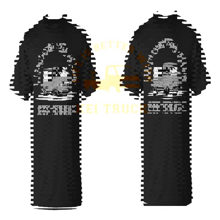 レトロ クラシック 軽トラック ピックアップトラック ヴィンテージデザイン Tシャツ