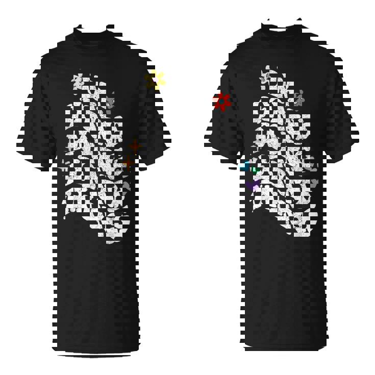 レトロ グルーヴィーなイム リンナ やってる リンナ 物事 面白い 母の日 Tシャツ