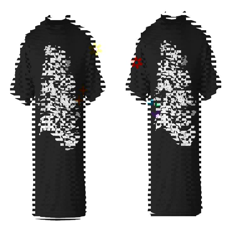 レトロ グルーヴィーなイム レシア Doing Lesya Things おかしな母の日 Tシャツ