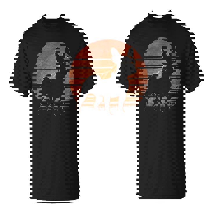 レトロ デザイン フレンチ ブルドッグ Tシャツ