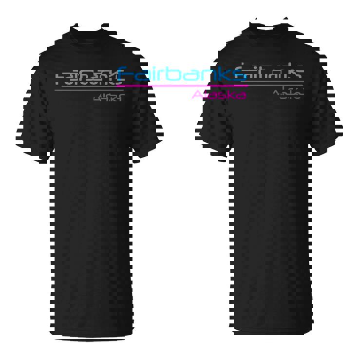 レトロ フェアバンクス アラスカ Tシャツ