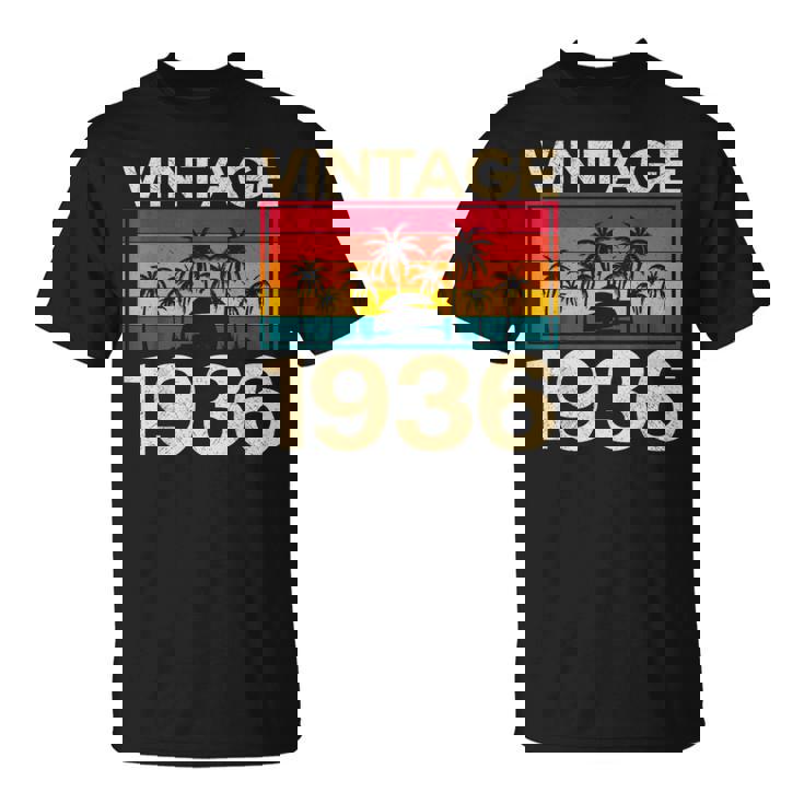 レトロ ヴィンテージ 1936 誕生日 Tシャツ