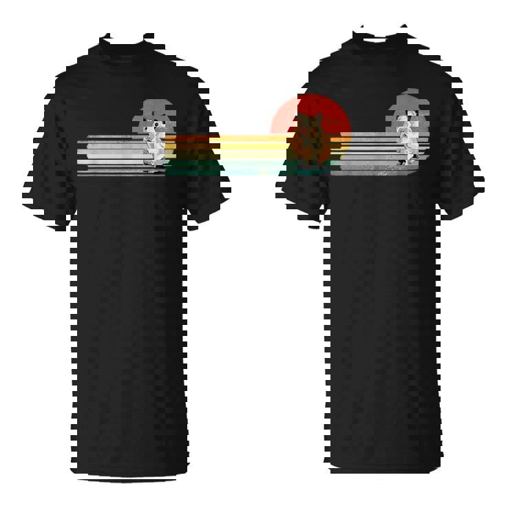 レトロ ヴィンテージ カワイイ ハムスター げっ歯類 ペット 動物 ハムスター 恋人 Tシャツ