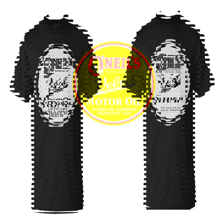 レトロ ヴィンテージ ガソリンスタンド オニールズ モーターオイル 車 バイク ガレージ Tシャツ