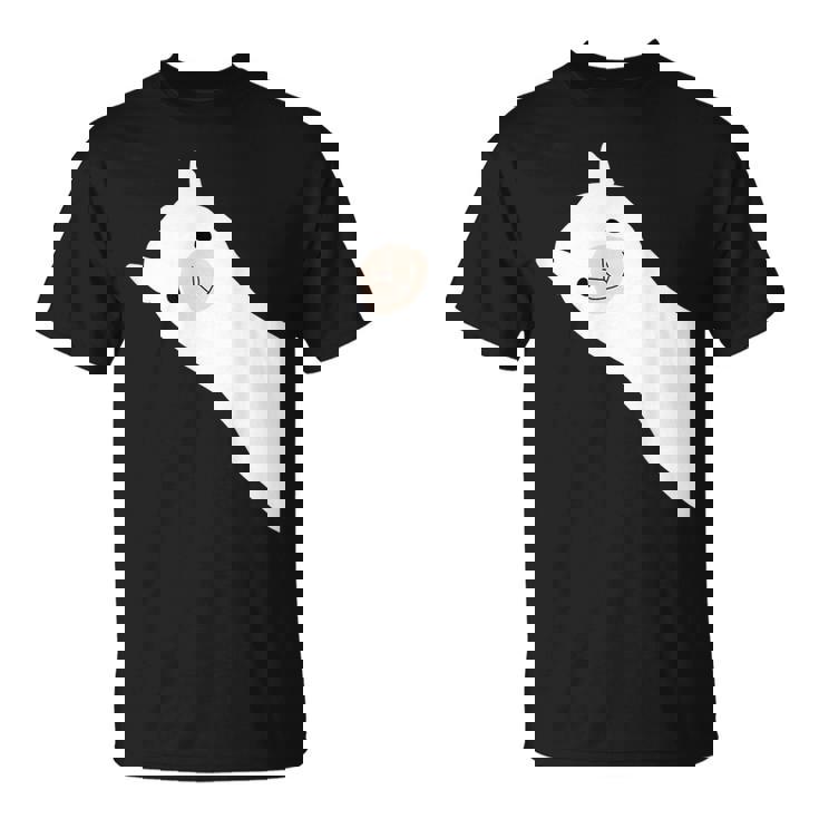 レトロ、ラマ、アルパカのデザイン。男性、女性、子供用。 Tシャツ