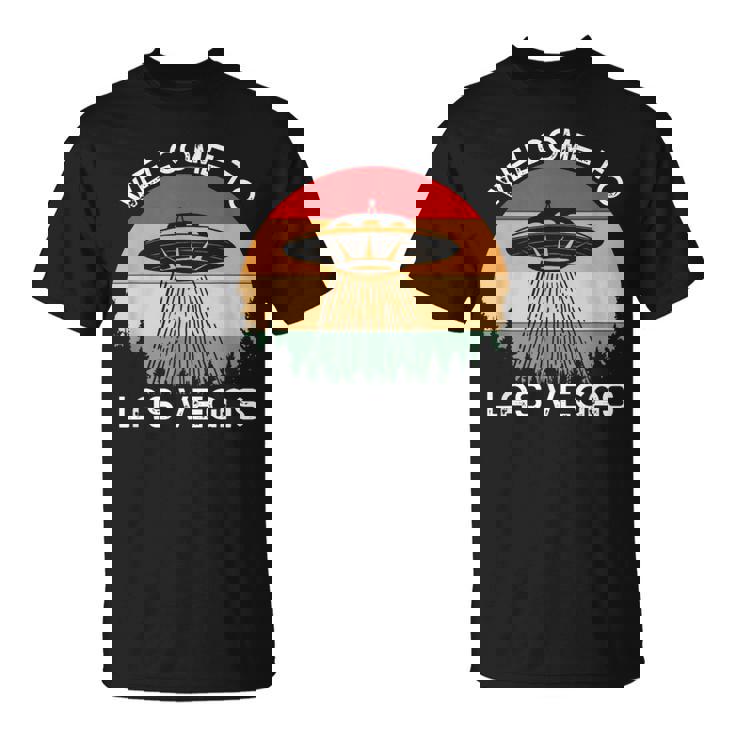 レトロベガス Ufo サイティング エイリアン メンズ レディース Tシャツ