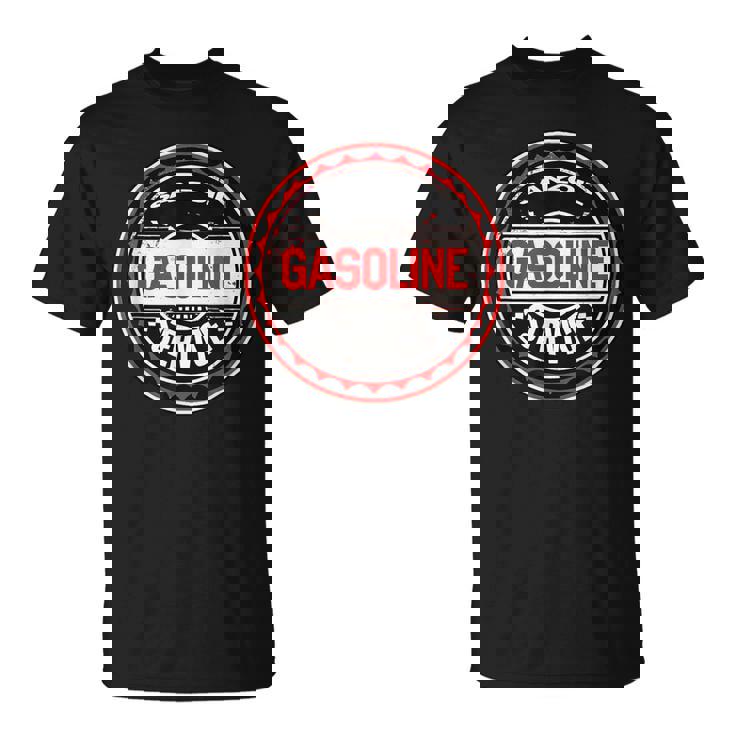 レトロヴィンテージガソリンスタンドanzoil モーターオイル 車 バイク ガレージ Tシャツ