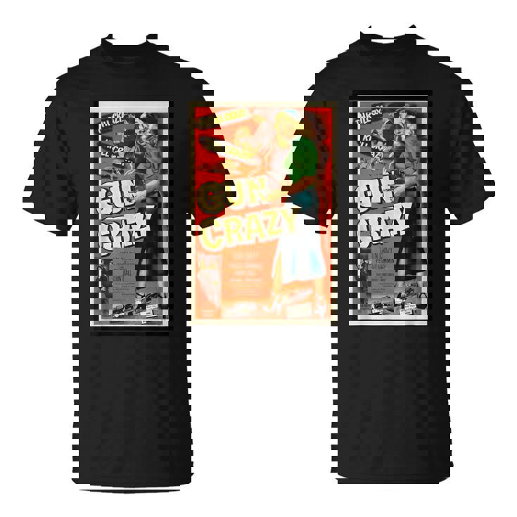 レトロヴィンテージガンクレイジーキル クレイジースリル クレイジー映画 Tシャツ
