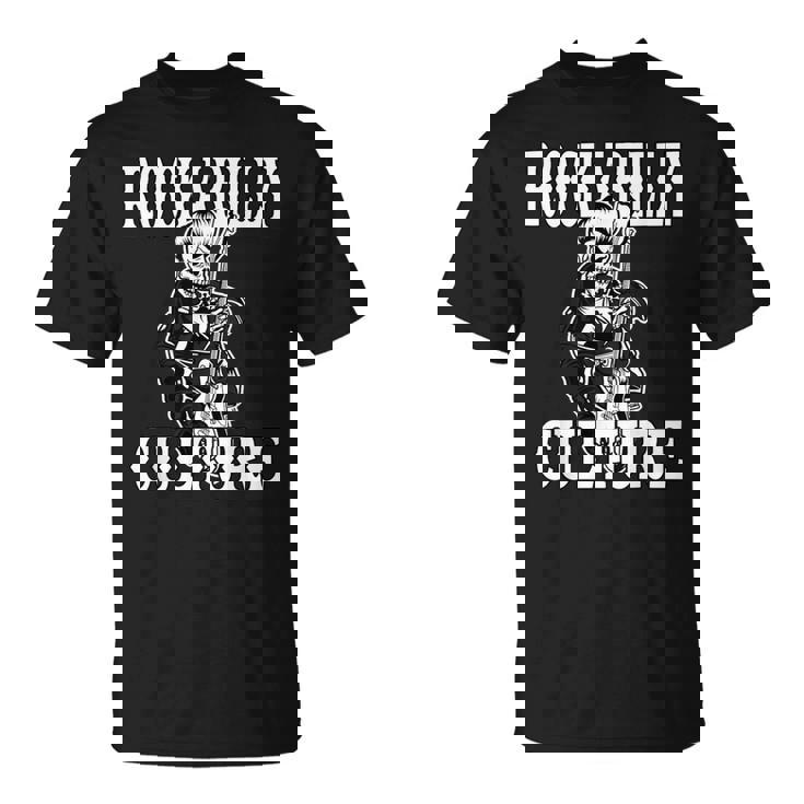 ロカビリー カルチャー ロック スカル タトゥー ピンナップ ロカビリー Tシャツ