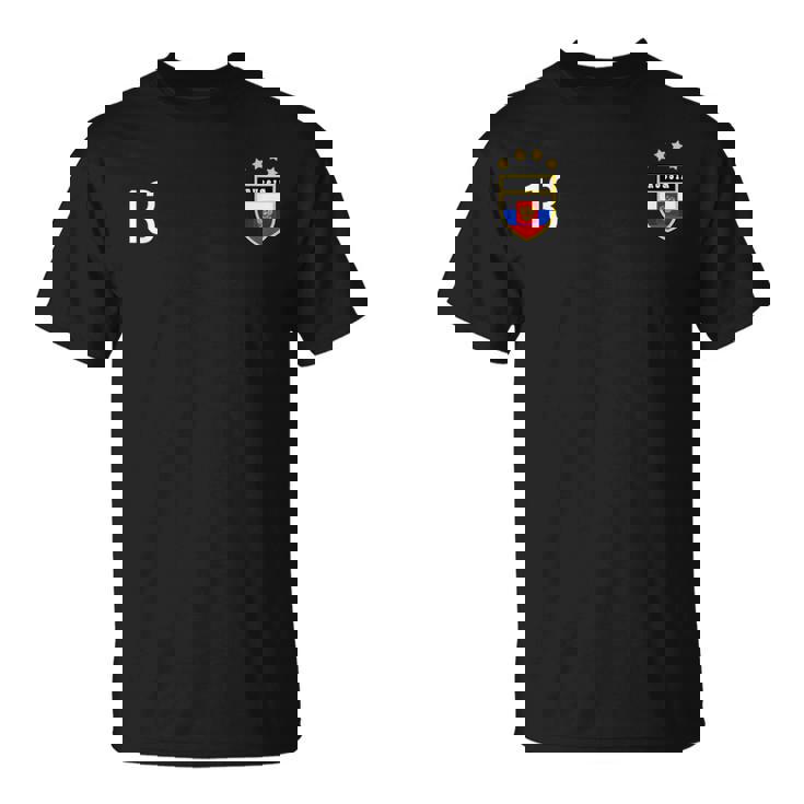 ロシア ナンバー 13 サッカーフラッグ フットボール 13 ロシア Tシャツ