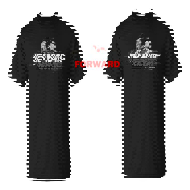 ロッキーは前に進み続けろ Tシャツ