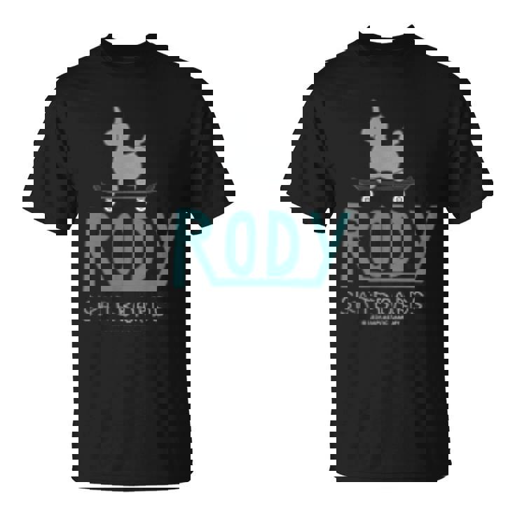 ロディ Rody（Rody Of ThetreetSkateboard_Green バックプリント Tシャツ