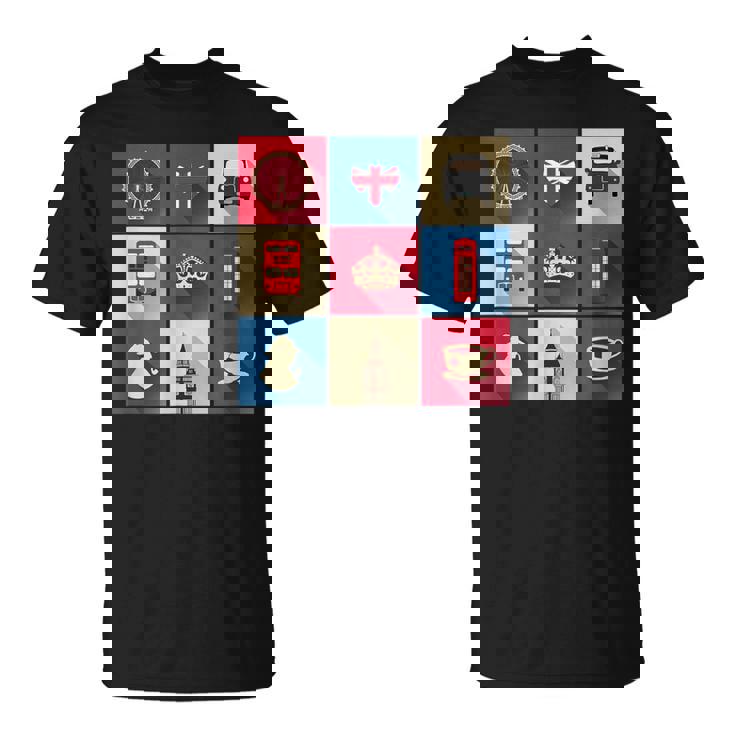 ロンドンバス スカイライン イギリス国旗 ユニオンジャック Tシャツ