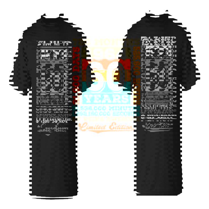 ヴィンテージ 1964 ギフト 男性 女性 長寿祝い 1964年生まれ 還暦祝い ユニークな誕生日プレゼント Tシャツ