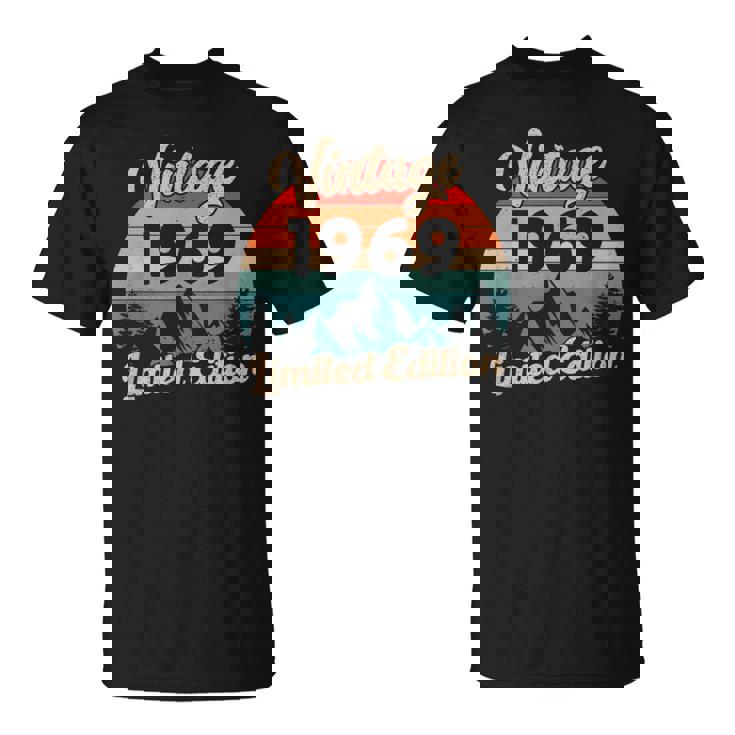 ヴィンテージ 1969年生まれ限定版 男女 誕生日 Tシャツ