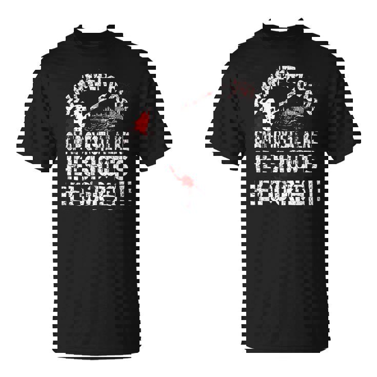 ヴィンテージ 1980年代ホラー映画 クリスタルレイクゴア Wスラッシャーフィルム Tシャツ