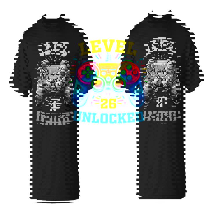 ヴィンテージ 26歳の誕生日 ゲーマー 26歳のギフト 26歳の誕生日 Tシャツ