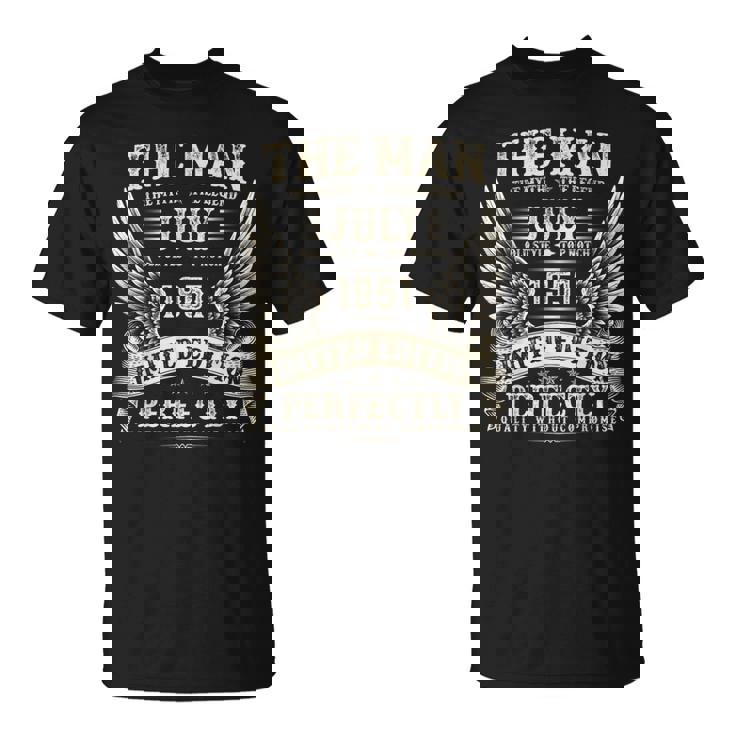 ヴィンテージ 74歳の男性向けギフト 1951年7月 74歳の誕生日 Tシャツ