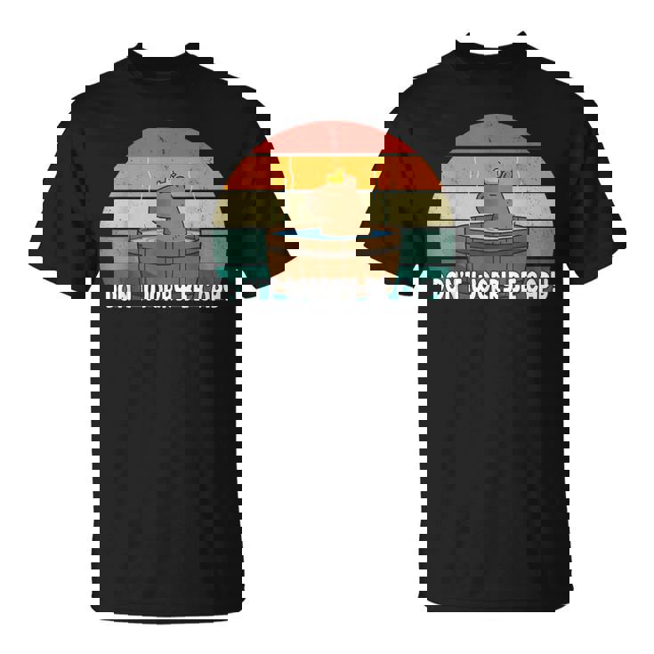 ヴィンテージ Don't Worry Be Capy Capybara Tシャツ