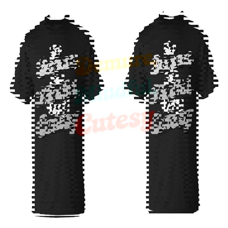 ヴィンテージ とても控えめで、とてもマインドフルで、とてもキュートでレトロな控えめなピンク。 Tシャツ