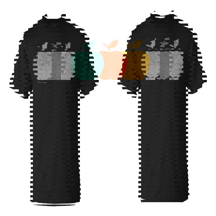 ヴィンテージ りんご フルーツ りんご デザイン Tシャツ