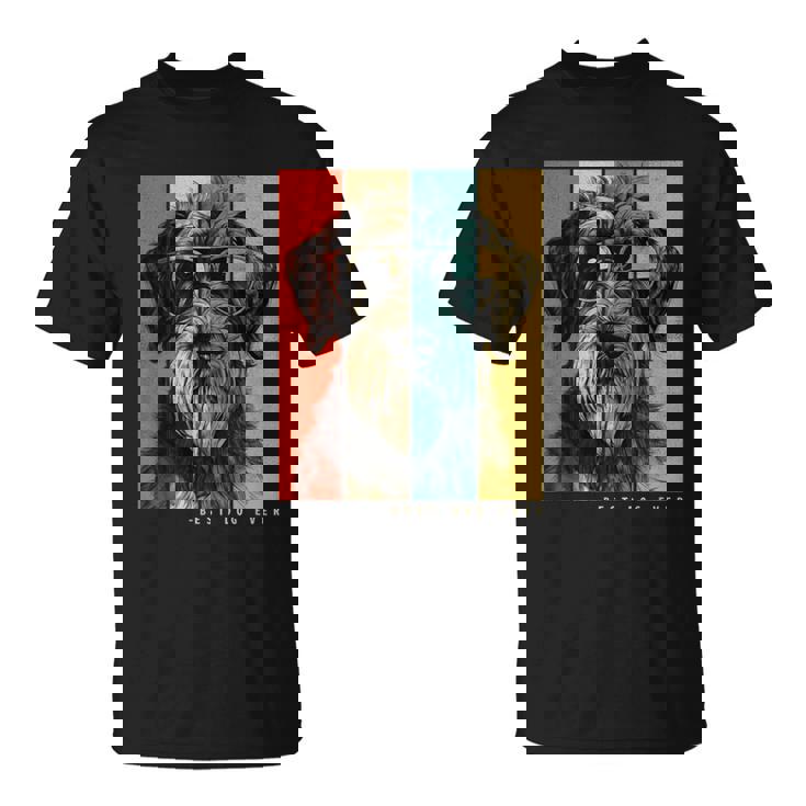 ヴィンテージ ジャイアント シュナウザー 犬 ママ パパ キッズ メンズ レディース Tシャツ