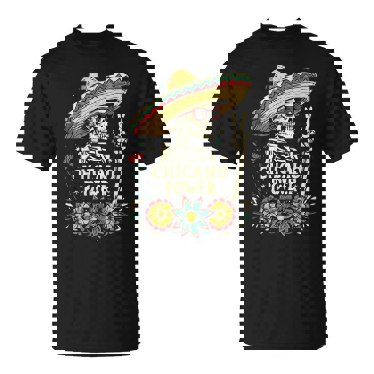 ヴィンテージ チカーノ Día De Los Muertos Tシャツ