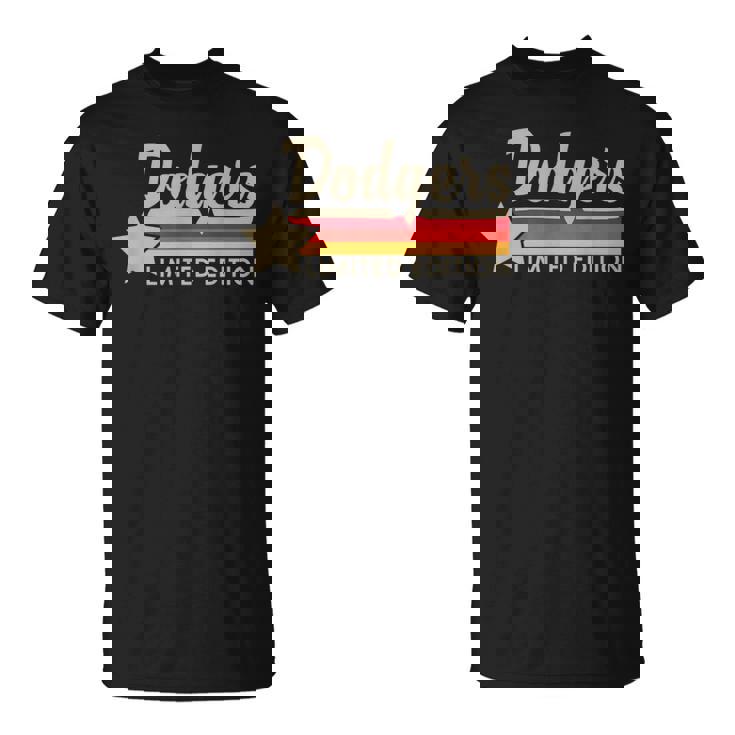 ヴィンテージ ドジャース 名前 スローバック レトロ メンズ レディース Tシャツ