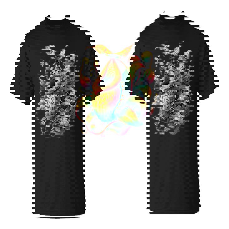 ヴィンテージ ネペンテス ピッチャー 植物ティー 食虫植物アート Tシャツ