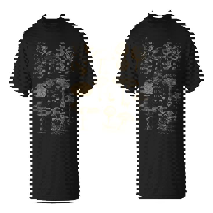 ヴィンテージ マッシュルーム 食べられるキノコの餌やりギフト Tシャツ