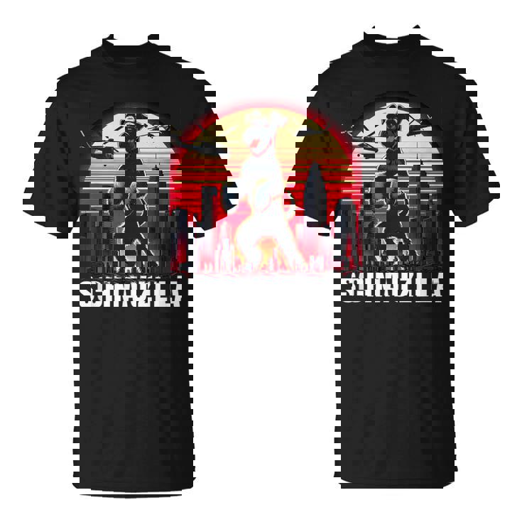 ヴィンテージ ミニ シュナウザー シュナウジラ アンティーク調 動物愛好家 Tシャツ