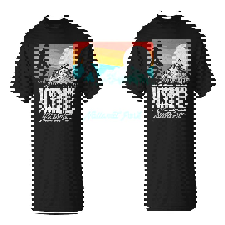 ヴィンテージ ヨセミテ国立公園 ビッグフット 山脈 グラフィック Tシャツ