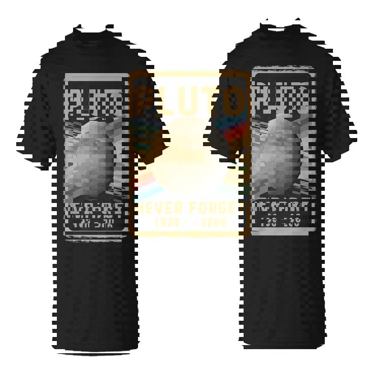 ヴィンテージ 冥王星 Never Forget 2006 天文学 天体物理学 面白い Tシャツ