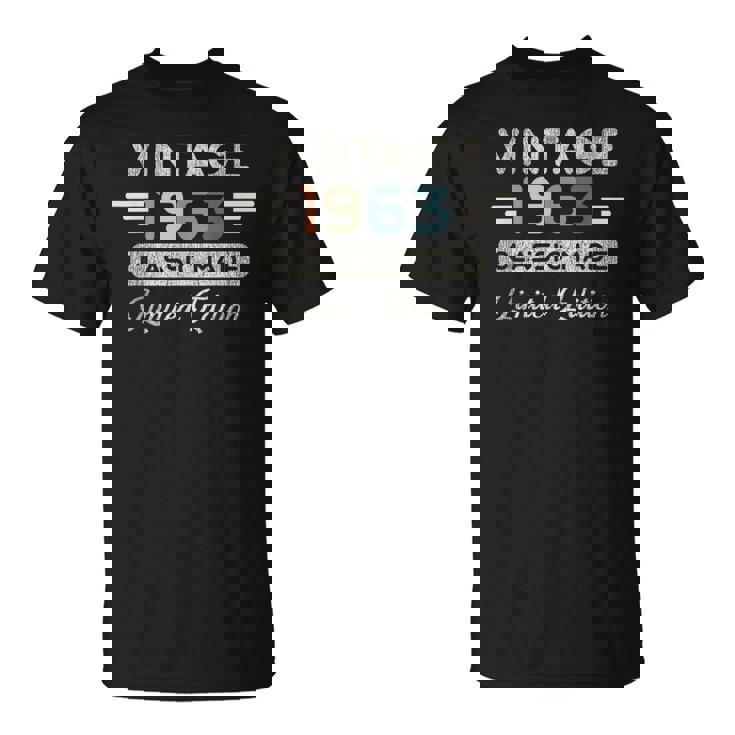 ヴィンテージ1963限定版 62歳の誕生日 Tシャツ