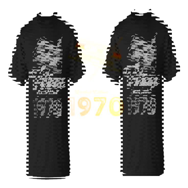 ヴィンテージ1970 カセット・ペンシル 55歳の誕生日 Tシャツ