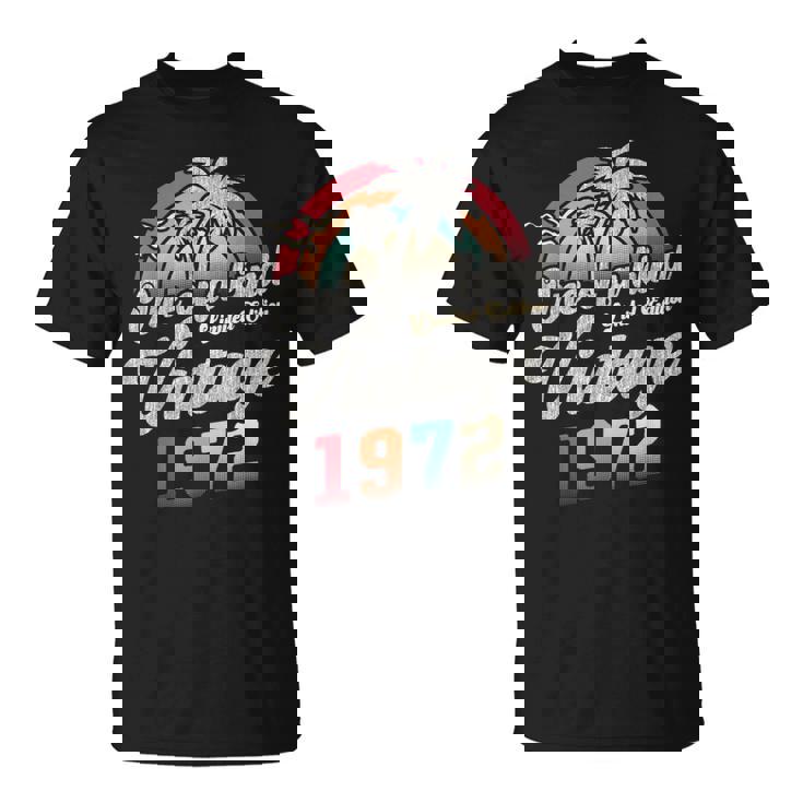 ヴィンテージ1972バースデー53年パームツリー レトロ Tシャツ