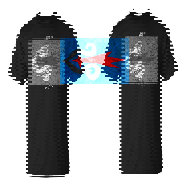 ヴィンテージアイヌ国旗。 Tシャツ