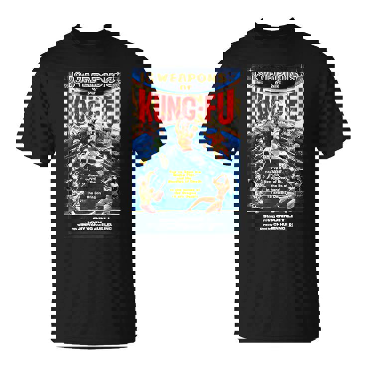 ヴィンテージカンフー格闘技 映画レトロギフト Tシャツ