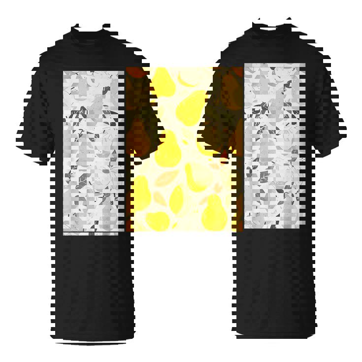 ヴィンテージ柄アート梨 Tシャツ