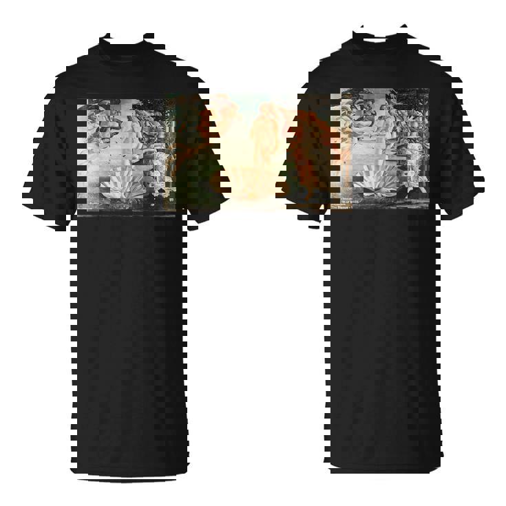 ヴィーナスの誕生 サンドロ・ボッティチェッリ 有名な絵画 Tシャツ