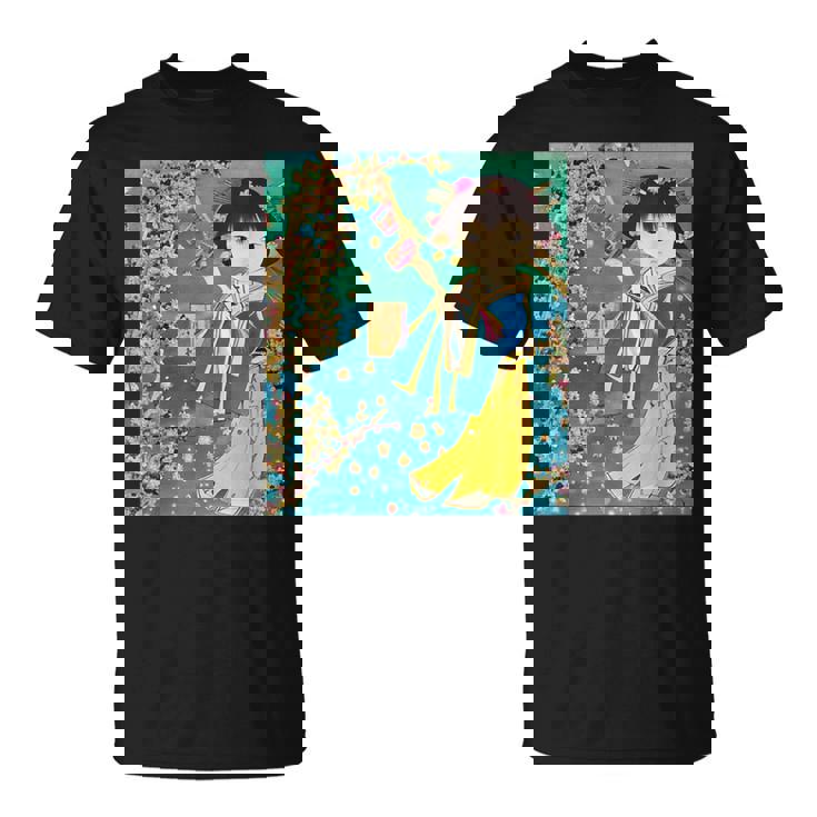 七夕少女のt-シャツ Tシャツ