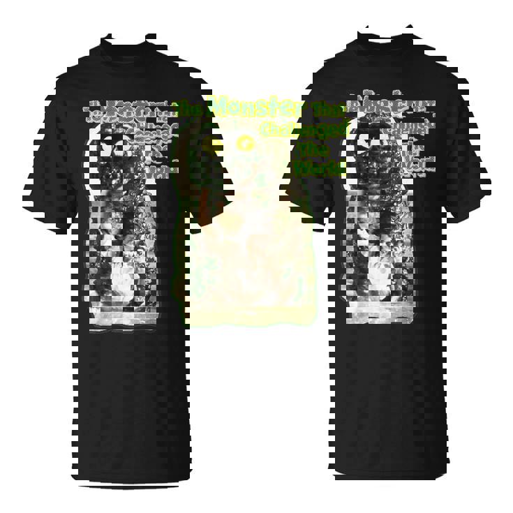 世界に挑んだヴィンテージクラシックホラーモンスター Tシャツ
