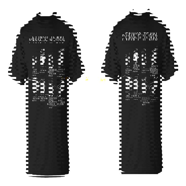 世界のペンギン8選おかしな南極ペンギン Tシャツ