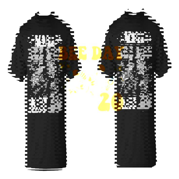 世界ミツバチの日 ミツバチ Tシャツ